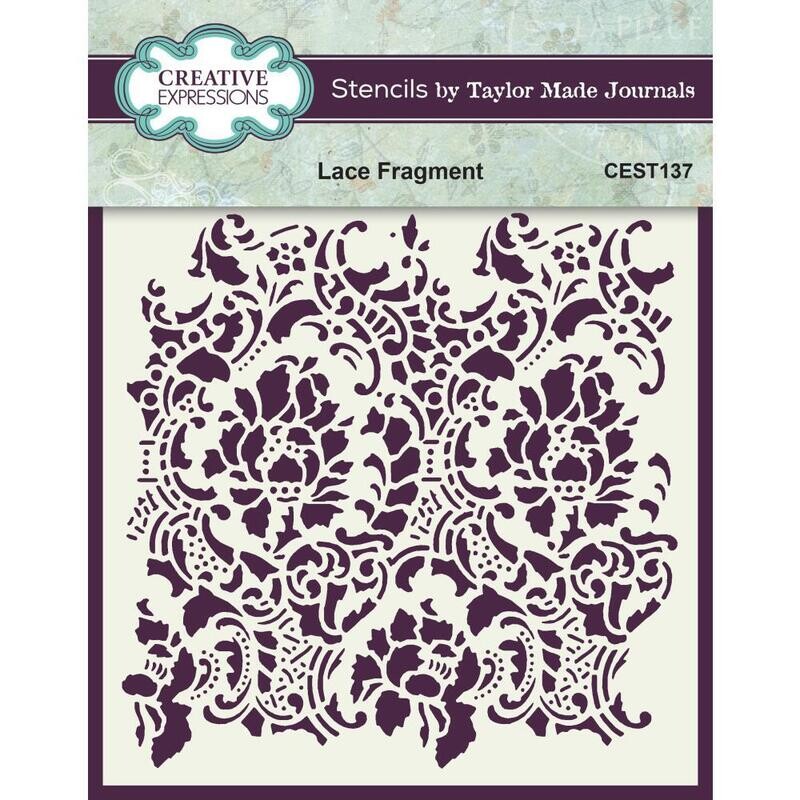 Creative Expressions - Stencil - Lace Fragments