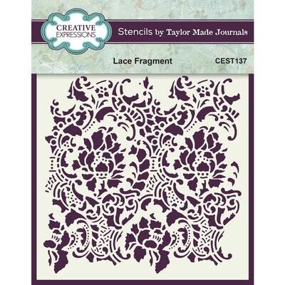 Creative Expressions - Stencil - Lace Fragments