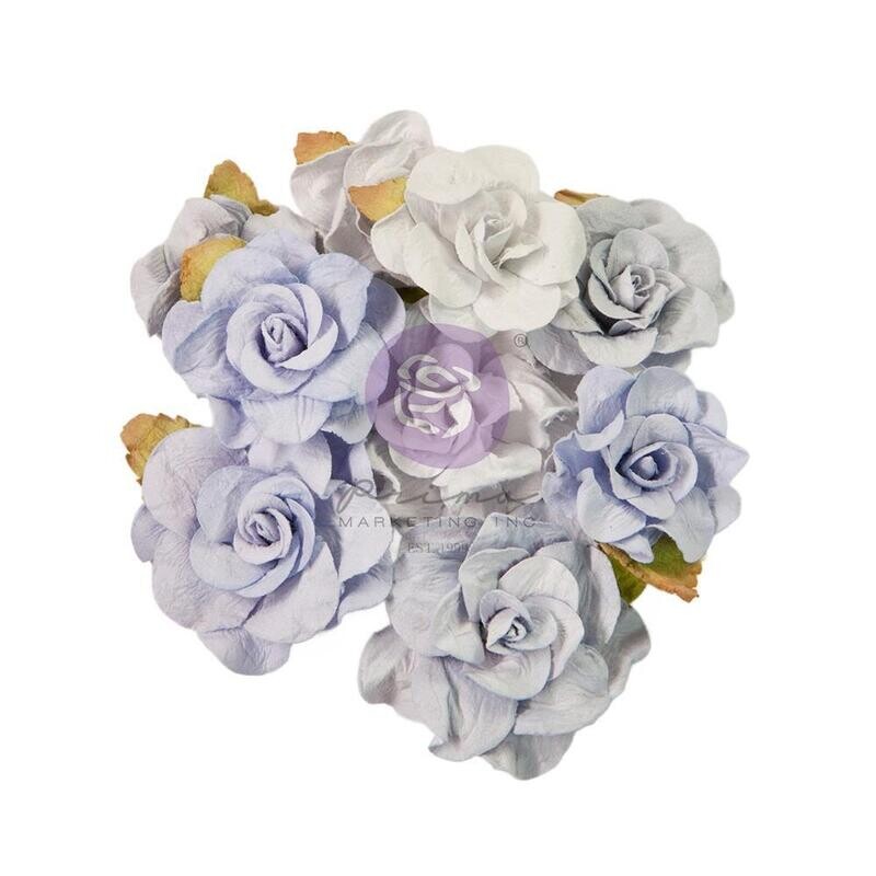 Prima Marketing - Paper Flowers - Bohemian Heart - Blue Lagoon