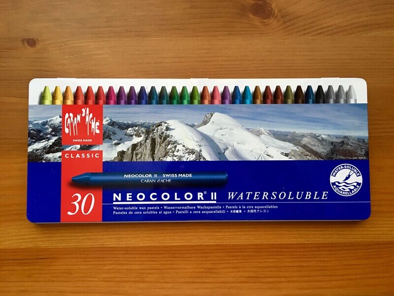 Caran d&#39;Ache - Neo Colour II Aquarelle - Watersoluble Wax Pastels - Set 30
