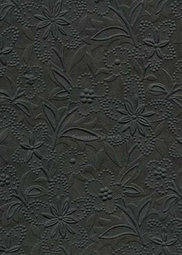 A4 Embossed Bloom Papers - 150gm - Black