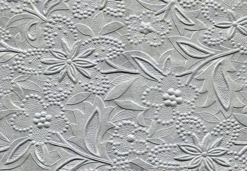 A4 Embossed Bloom Papers - 150gm - Silver