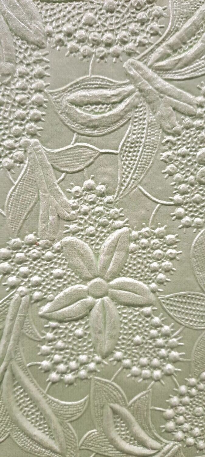 A4 Embossed Bloom Papers - 150gm - Pale Green