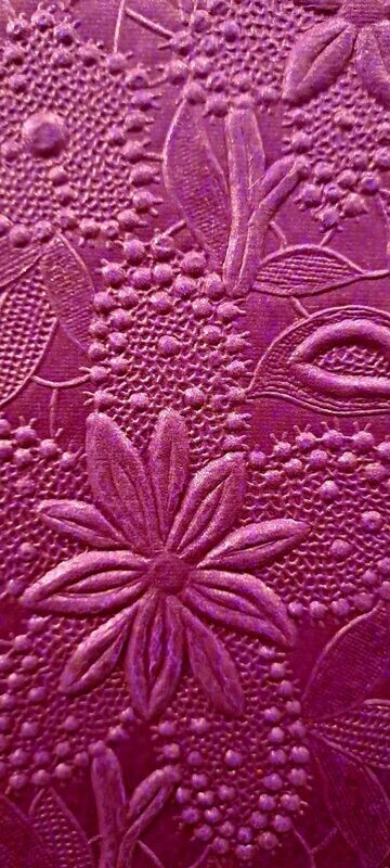 A4 Embossed Bloom Papers - 150gm - Plum