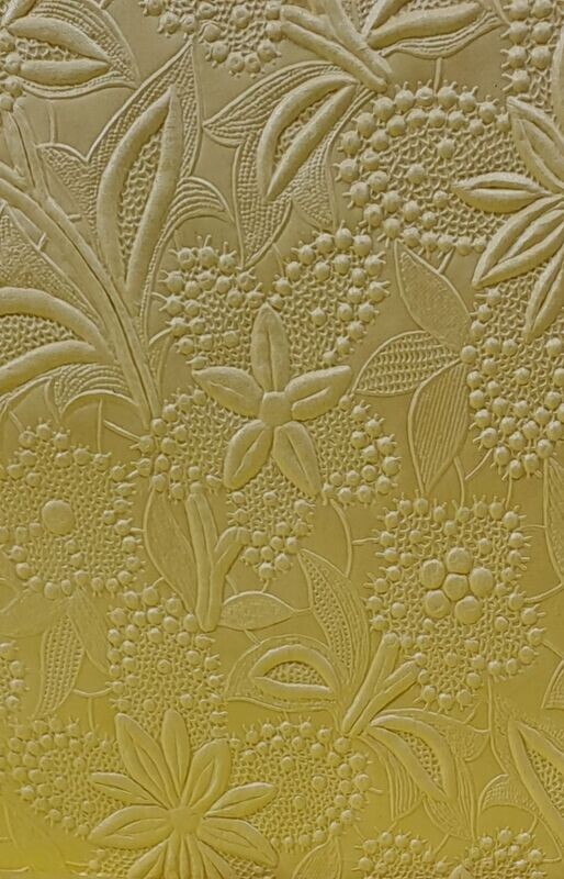 A4 Embossed Bloom Papers - 150gm - Yellow