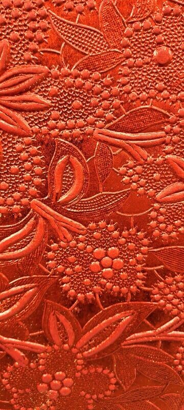 A4 Embossed Bloom Papers - 150gm - Foiled Red