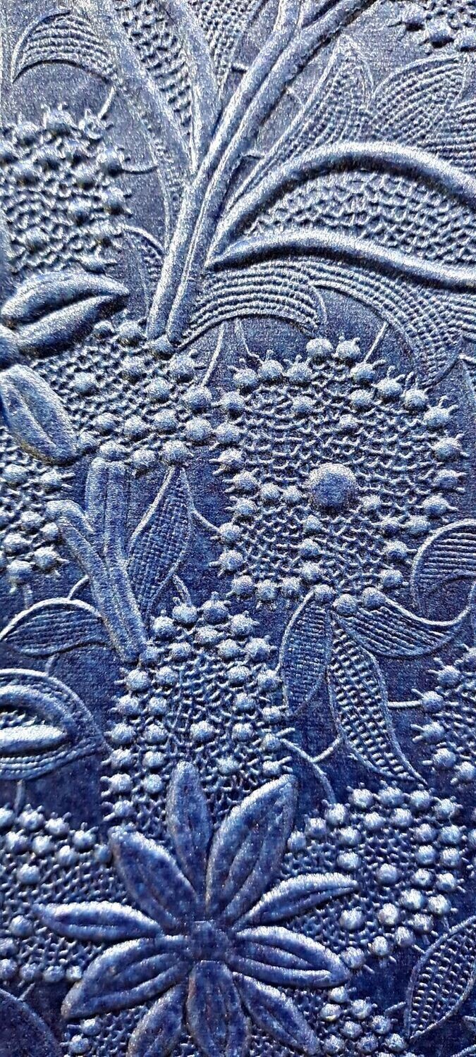 A4 Embossed Bloom Papers - 150gm - Blue