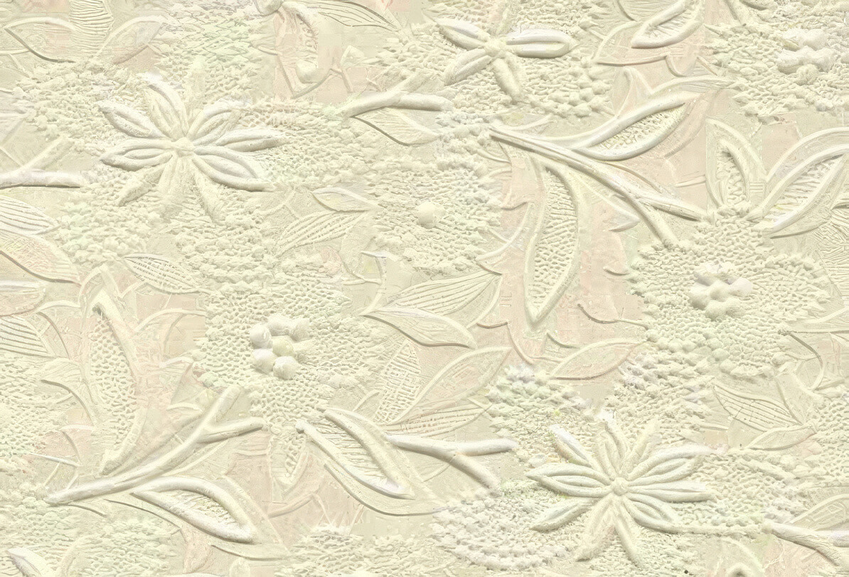 A4 Embossed Bloom Papers - 150gm - Cream/Ivory