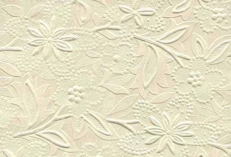A4 Embossed Bloom Papers - 150gm - Cream/Ivory