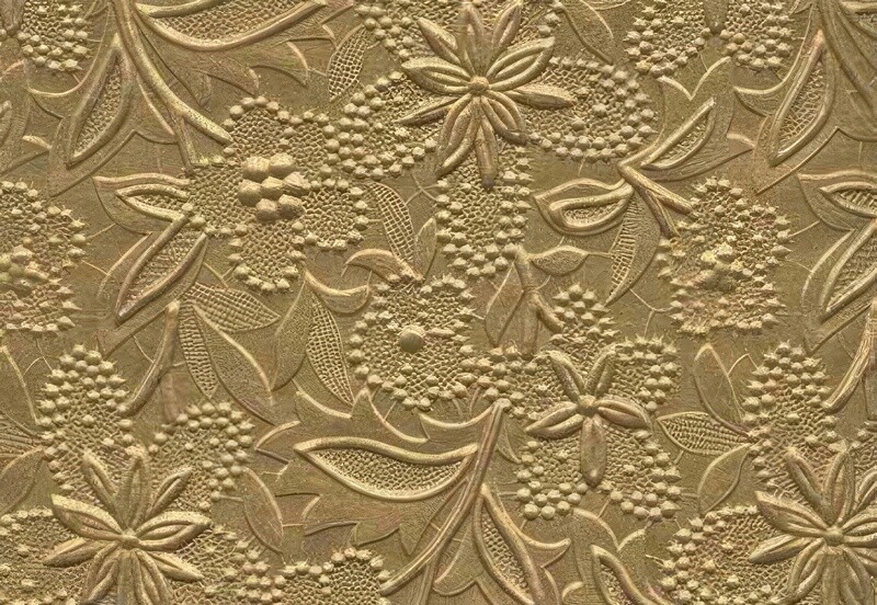 A4 Embossed Bloom Papers - 150gm - Gold