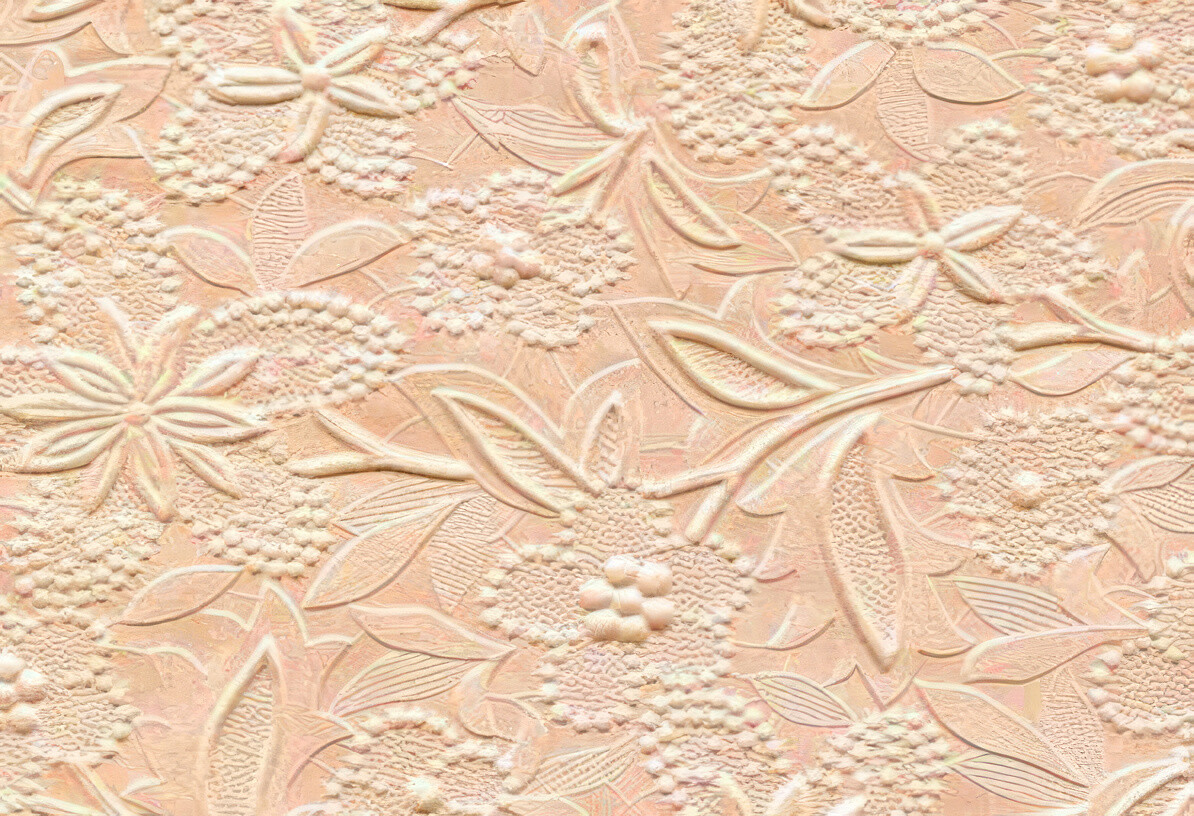 A4 Embossed Bloom Papers - 150gm - Apricot