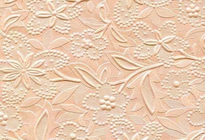 A4 Embossed Bloom Papers - 150gm - Apricot