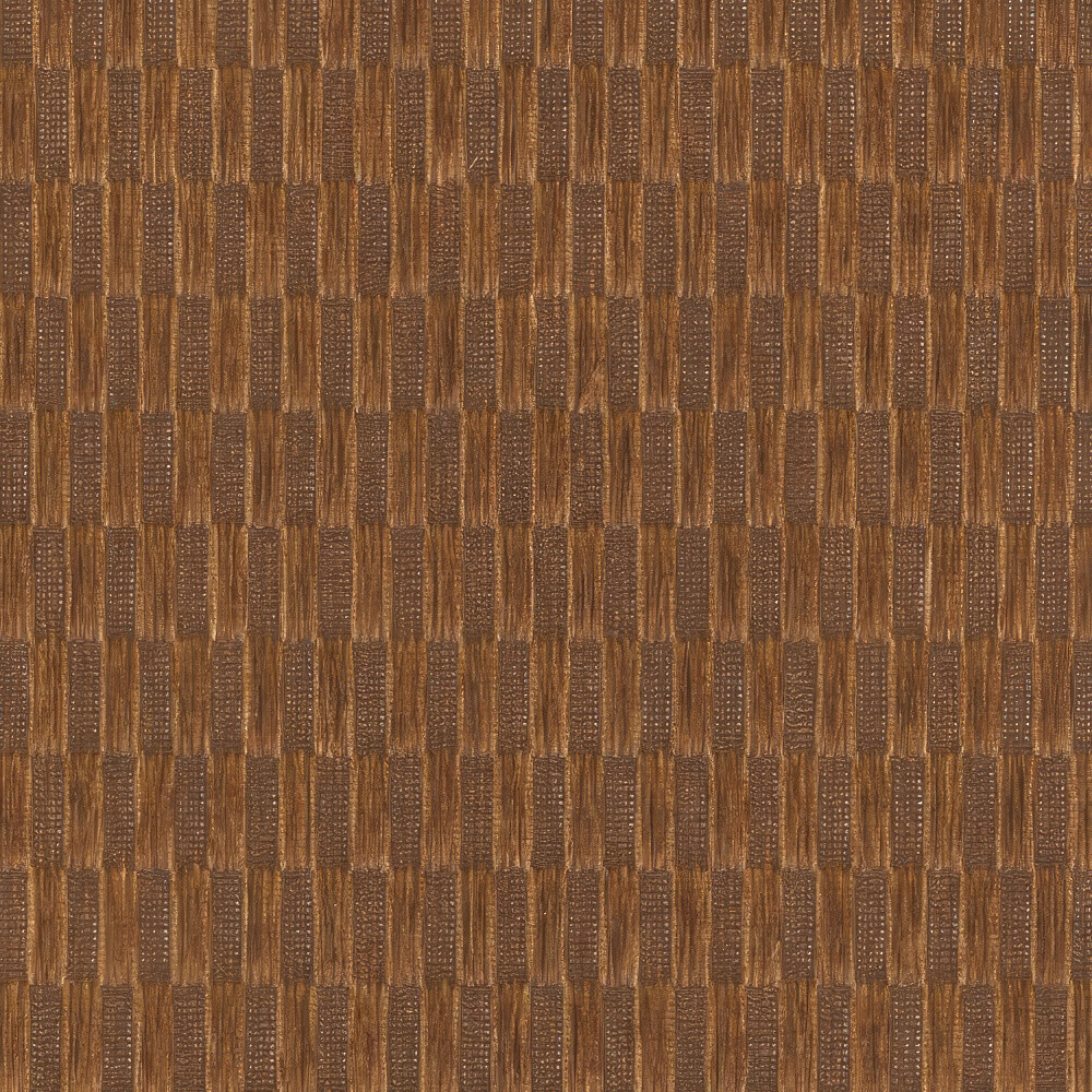 A4 Weave Sheets - Brown Square Chocolate