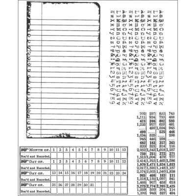 Stampers Anonymous - Tim Holtz - Cling Mount Stamps - School Desk