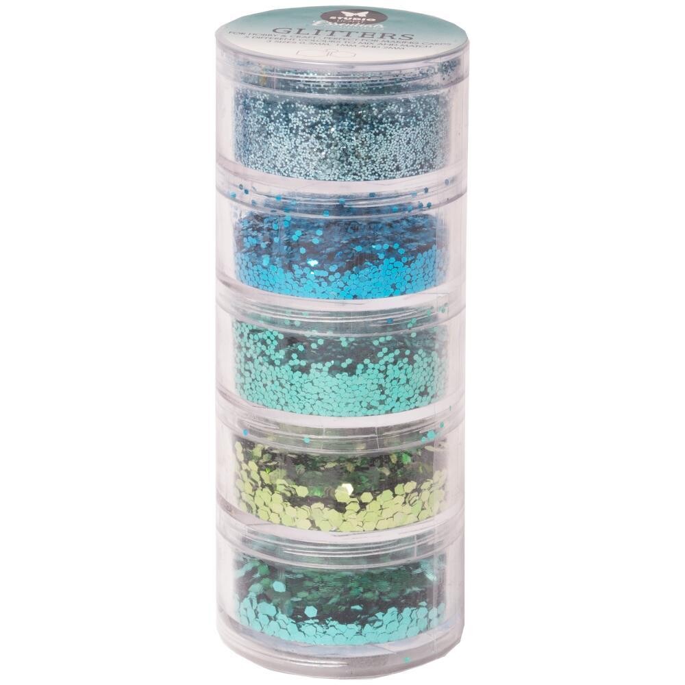 Studio Light - Essentials collection - Glitters - No.2 - Blue/Green