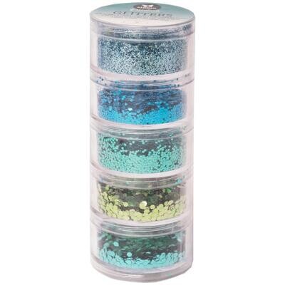 Studio Light - Essentials collection - Glitters - No.2 - Blue/Green