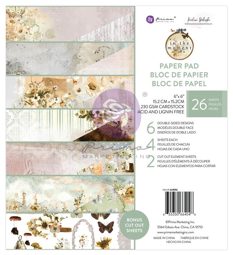 Prima Marketing - In the moment - 6&quot;x6&quot; Paper Pad