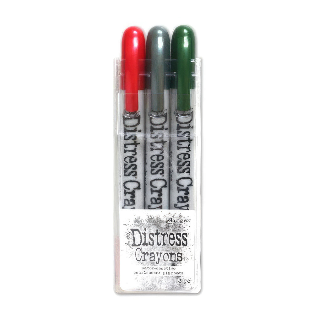 Ranger - Tim Holtz - Distress Pearlescent Crayons - Holiday Set 1