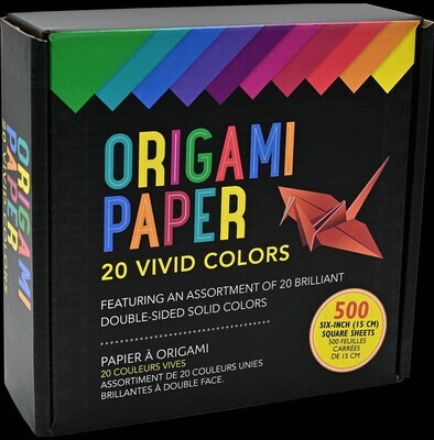 Peter Pauper Press - Origami Paper - Vivid Colours - 500 pk