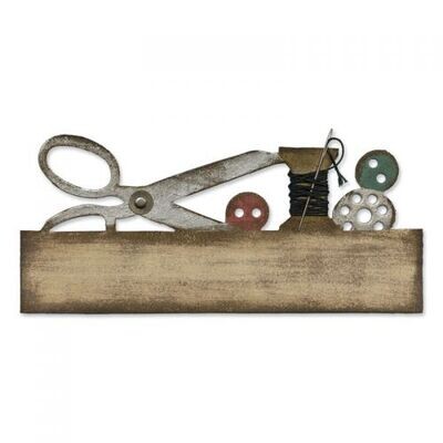 Sizzix - Tim Holtz - BIGZ Dies - On the Edge Die - Sewing Edge
