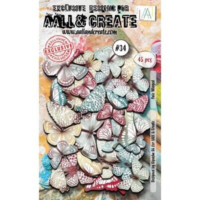 AALL &amp; Create - Ephemera - Pale Winged #34