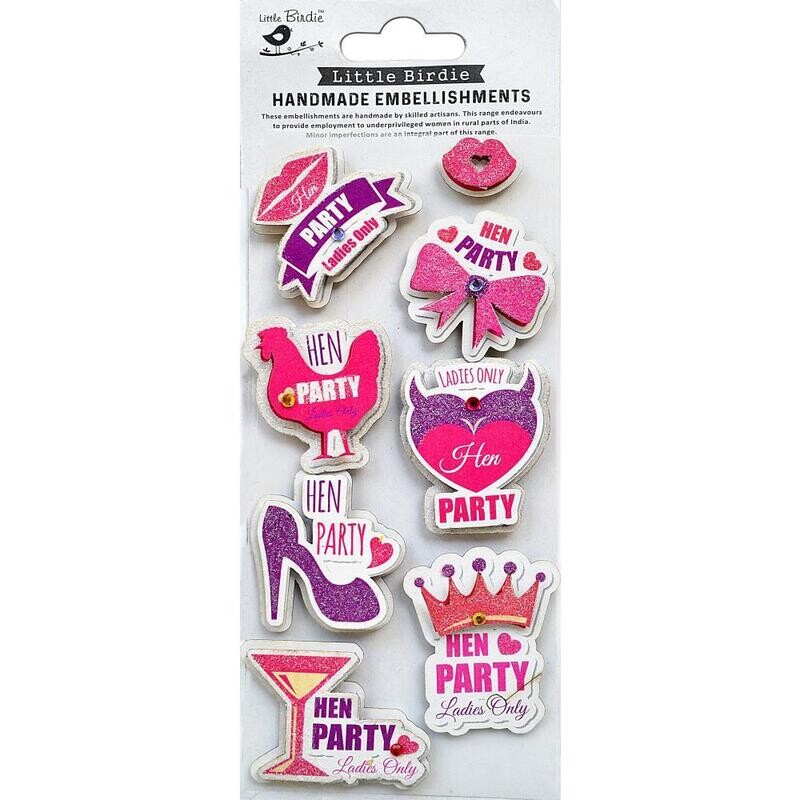 Little Birdie - 3D Embellishments - Hen Party