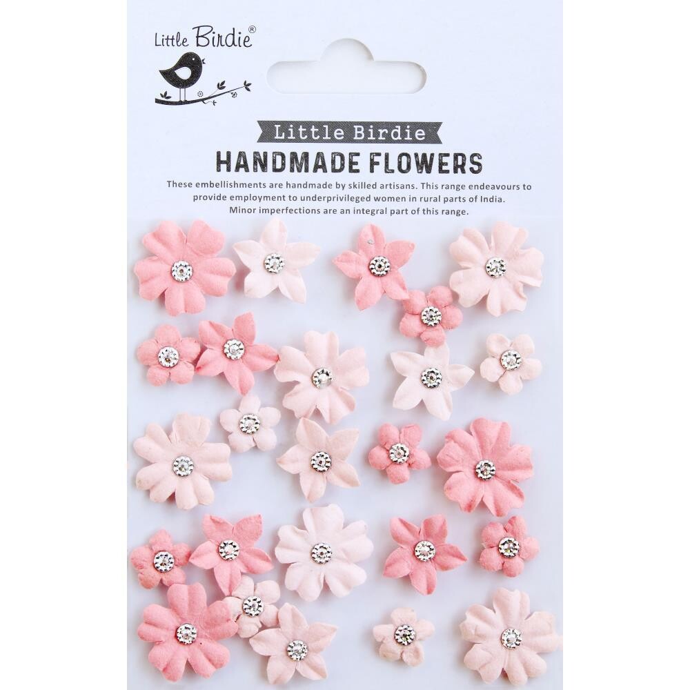 Little Birdie  - Karolina Handmade Paper Flowers - Pink Passion