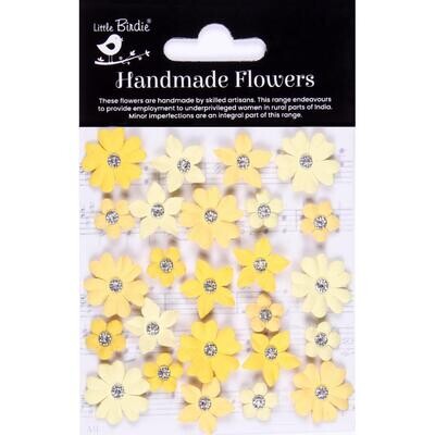 Little Birdie  - Karolina Handmade Paper Flowers - Sunshine