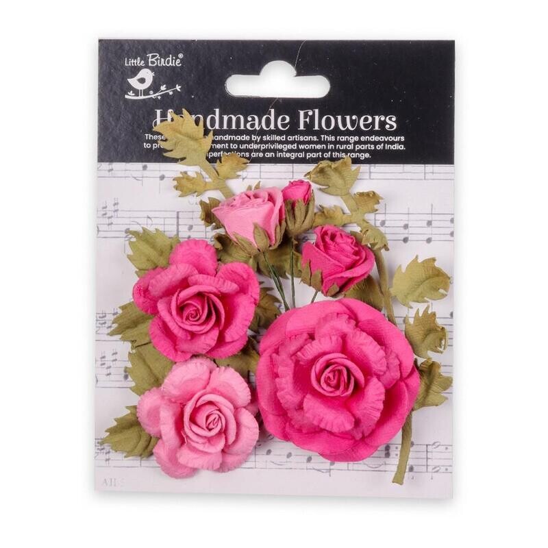 Little Birdie - Vida Handmade Paper Flowers - Precious Pink