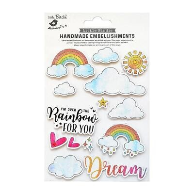 Little Birdie - 3D Embellishments - Rainbow Dream