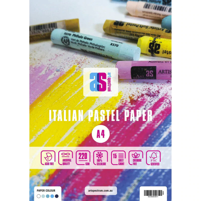 Art Spectrum - A4 Italian Pastel Pads - Assorted Blues
