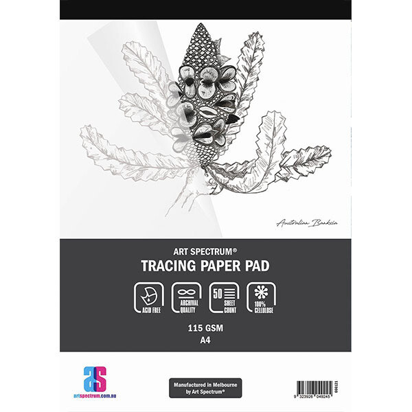 Art Spectrum - A4 115gm Tracing Paper Pad