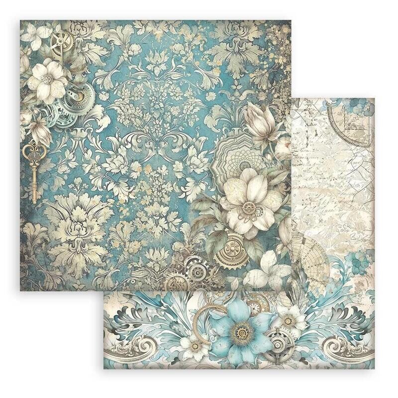 Stamperia - Sir Vagabond in Fantasy World - 12&quot;x12&quot; Double-Sided Paper Sheet - White Flower
