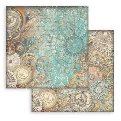 Stamperia - Sir Vagabond in Fantasy World - 12&quot;x12&quot; Double-Sided Paper Sheet - Mechanisms