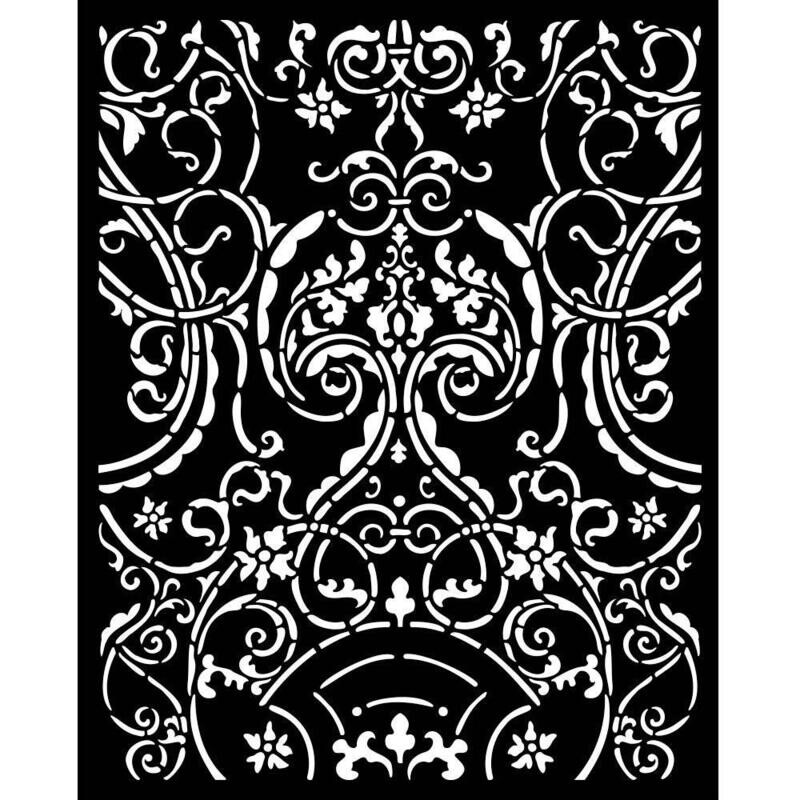 Stamperia - Sir Vagabond in Fantasy World - Thick Stencil - Metal Deco