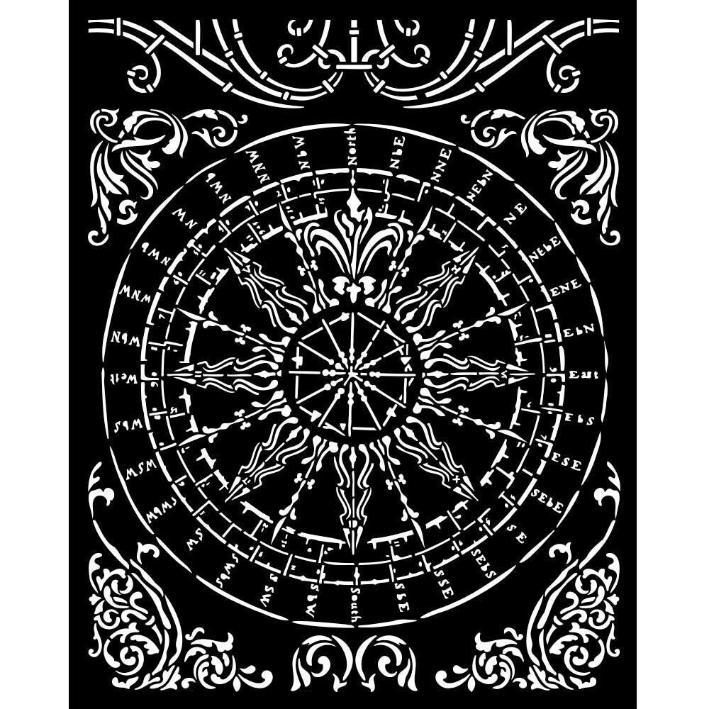 Stamperia - Sir Vagabond in Fantasy World - Thick Stencil - Round