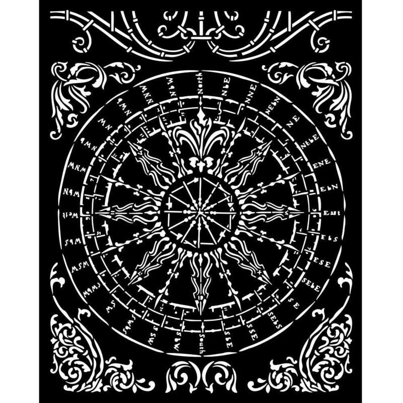 Stamperia - Sir Vagabond in Fantasy World - Thick Stencil - Round