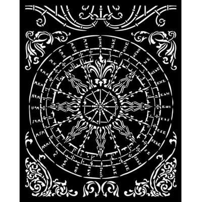 Stamperia - Sir Vagabond in Fantasy World - Thick Stencil - Round