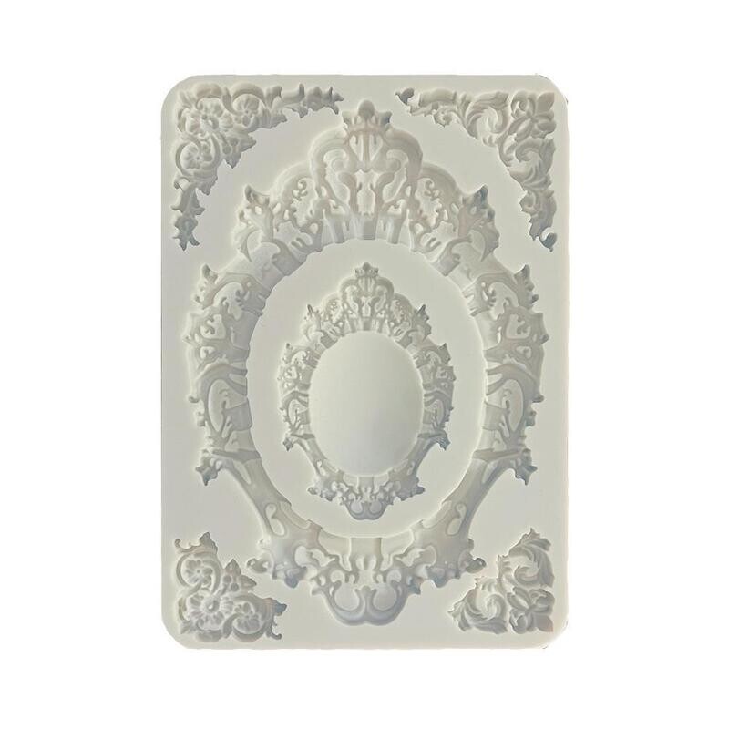 Stamperia - Sir Vagabond in Fantasy World - A5 Silicone Mould - Frames