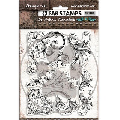 Stamperia - Sir Vagabond in Fantasy World - Acrylic Stamps - Greek