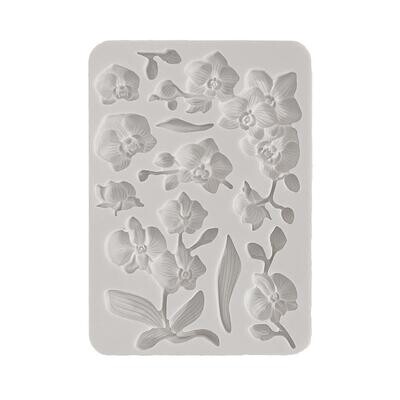 Stamperia - Orchids and Cats - A5 Silicone Mould - Orchids