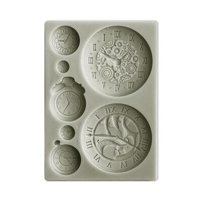 Stamperia - A6 Silicone Mould - Around The World - Clocks