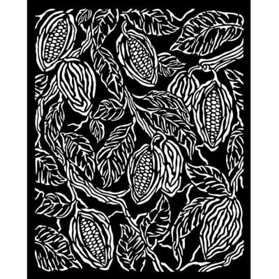 Stamperia - Coffee and Chocolate - Thick Stencil -  Coffee Texture
