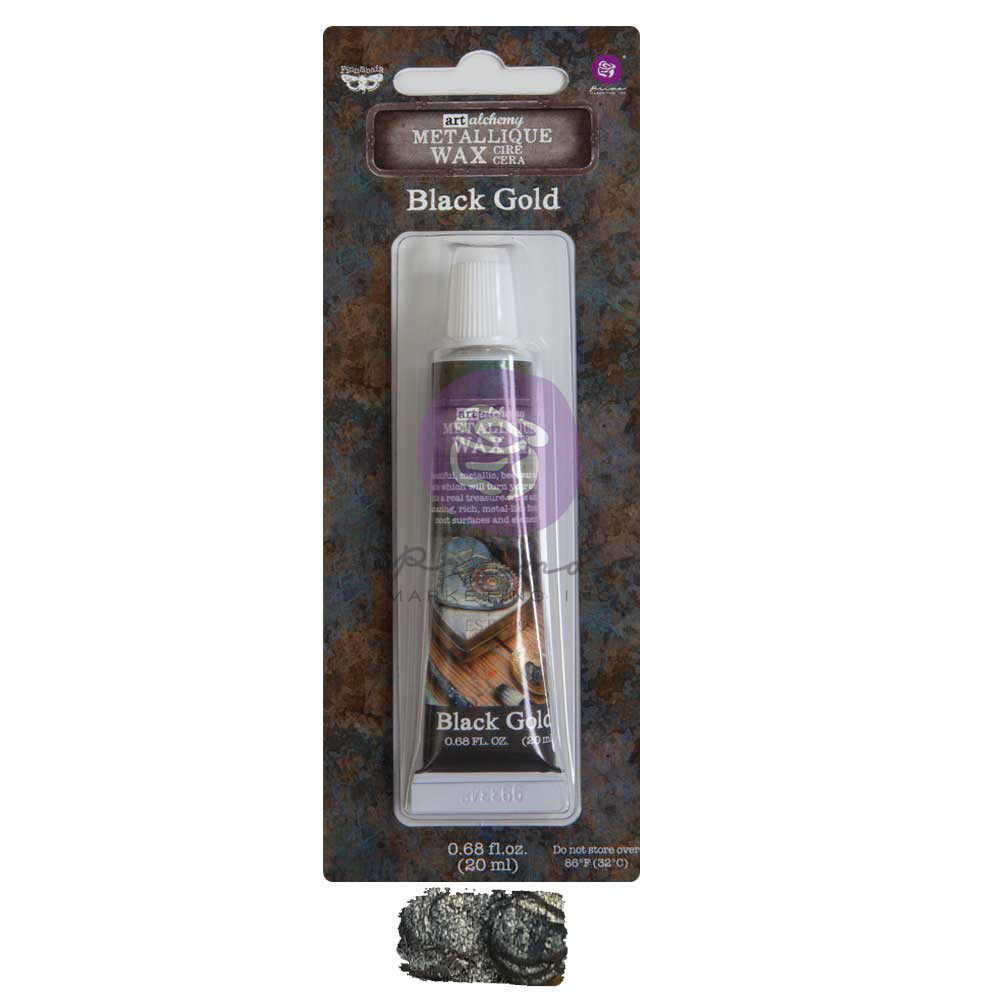 Prima Marketing - Art Alchemy - Metallique Wax - Black Gold