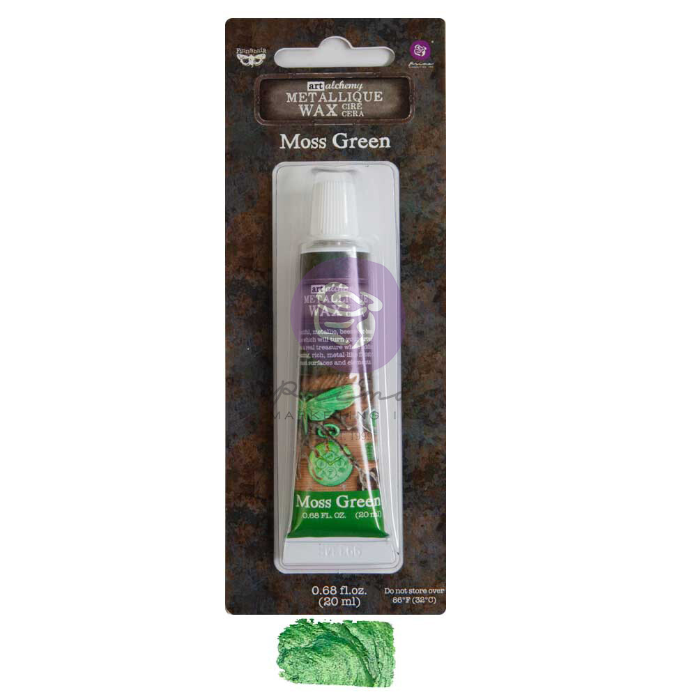 Prima Marketing - Art Alchemy - Metallique Wax - Moss Green