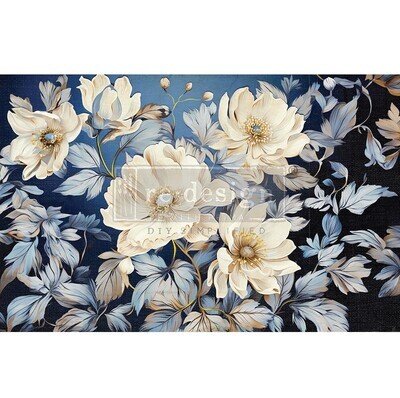 Prima Marketing - Re-Design Decoupage Tissue Paper - Cerulean Blooms