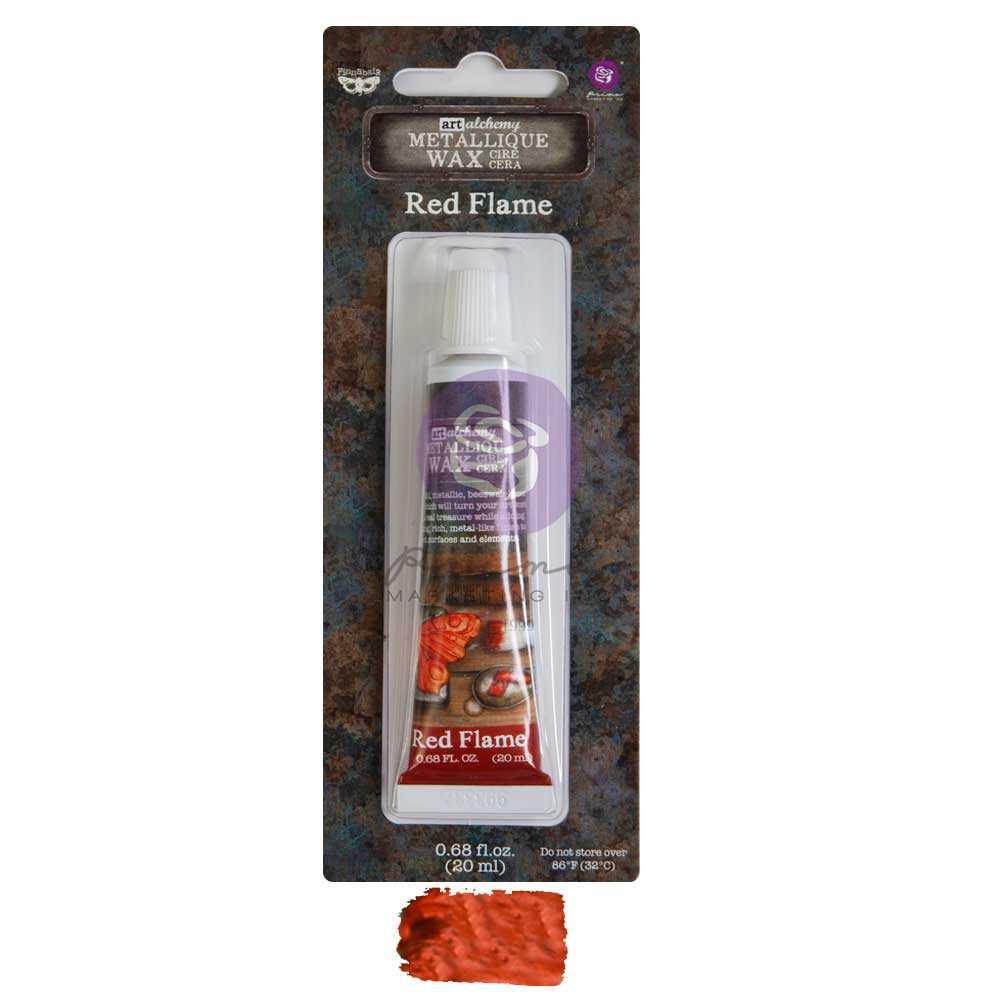 Prima Marketing - Art Alchemy - Metallique Wax - Red Flame