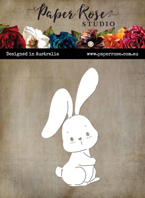 Paper Rose - Metal Die - Cute Bunny