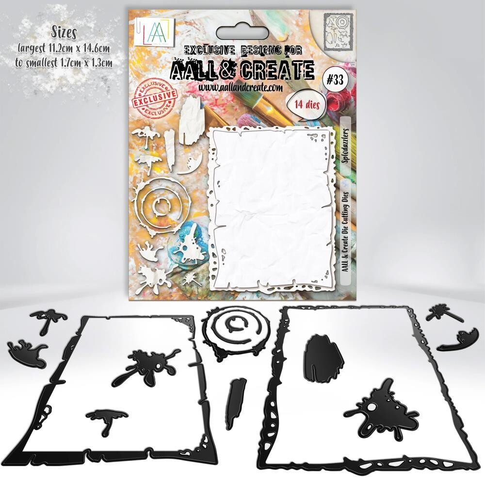 AALL &amp; Create - Metal Die set - Splodazzlers #33