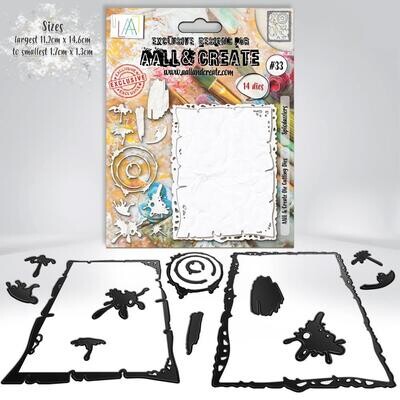 AALL &amp; Create - Metal Die set - Splodazzlers #33
